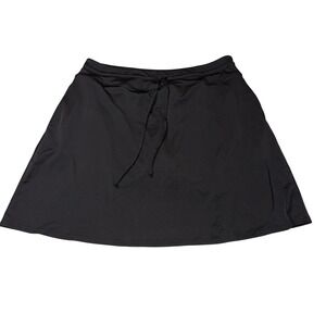 BlevonH Athletic Skort 2XL Black Drawstring Built-in‎ Shorts Active Skirt plus